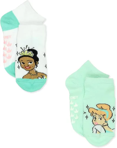 Miniatura 6 de Disney Princess - Paquete de 6 calcetines para niñas pequeñas con pinzas