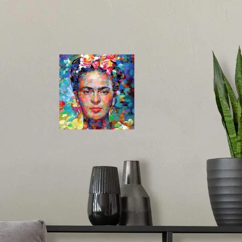 Miniatura 3 de CANVAS ON DEMAND Vinilo decorativo Frida Kahlo II, obra de arte
