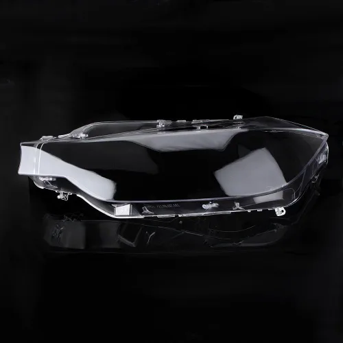 Miniatura 4 de 1 par de cubierta de repuesto para lente de faro delantero (izquierda y derecha) para BMW F30 2013-2016 transparente