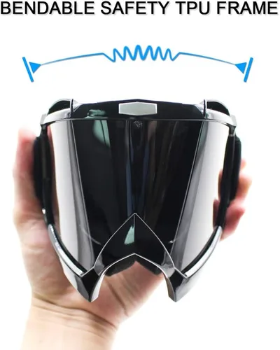 Miniatura 3 de AVV Gafas de motocicleta para hombres y mujeres – Gafas de motocross ATV resistentes al viento, gafas anti UV todoterreno para montar MTB Motocross