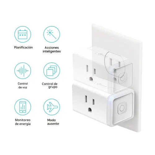 Miniatura 3 de Kasa Smart - Enchufe inteligente mini con monitoreo de energía, enchufe Wi-Fi inteligente para casa inteligente, compatible con Alexa, Google Home e
