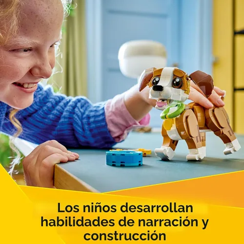 Miniatura 4 de LEGO Creator 31382 - Animales lindos en 1: juguete de construcción de cachorro, decoración de dormitorio para niñas y niños, a partir de 8 años
