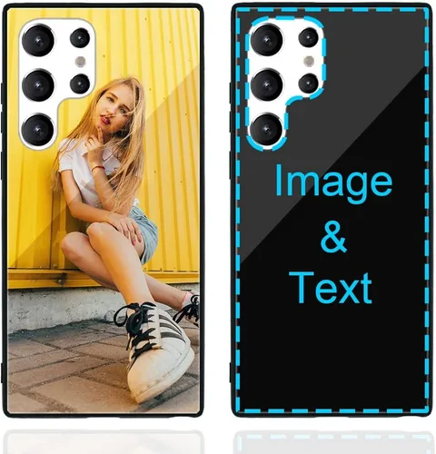 Miniatura 49 de Funda de teléfono personalizada para Samsung Galaxy S22+ / S22 Plus 5G, funda de TPU suave de vidrio templado antiarañazos personalizada con foto