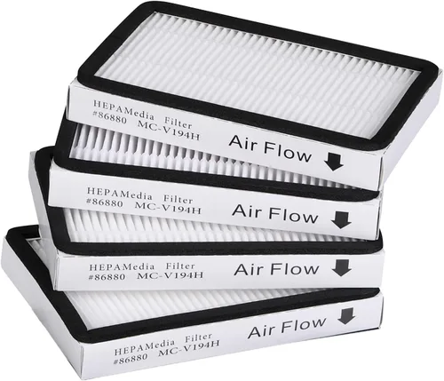 Leadaybetter Paquete de 4 filtros HEPA para aspiradora de escape Kenmore EF-2 86880. Comparar con reemplazar Sears para Kenmore Parte # 20-86880