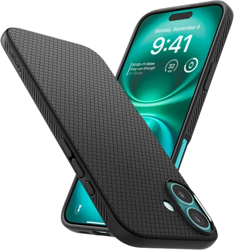 Miniatura 25 de Spigen Liquid Air - Funda diseñada para iPhone 13 (2021), color negro mate