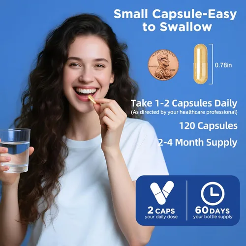 Miniatura 9 de Cápsulas de suplementos de neuropatía de ácido alfa lipoico de 1000 mg, ALA 8 en 1 para la salud nerviosa en manos y pies, sistema nervioso