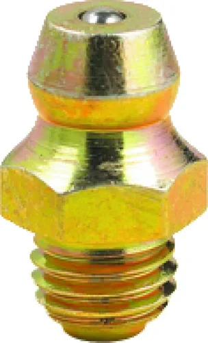 Lumax LX-3007-10 1/4"-28 Rosca cónica recta de 0.54 pulgadas de largo para engrasar, paquete de 10, el control de bola evita la contaminación del
