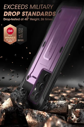 Miniatura 3 de SUPCASE Unicorn Beetle Pro Series - Funda para Samsung Galaxy S21 Ultra 5G (versión 2021), carcasa de doble capa resistente con ranura para S Pen