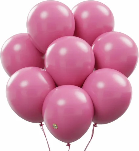 Miniatura 24 de AFTERLOON® - Globos de látex de goma natural de alta calidad, 50 unidades, color azul claro de 10 pulgadas, color mate, duradero, grueso, extra