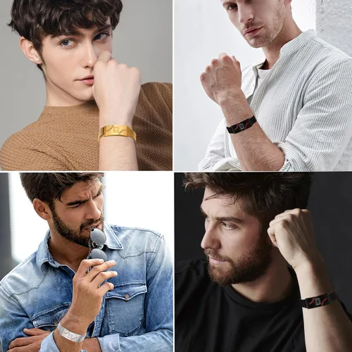 Miniatura 3 de Regalos de graduación, pulsera de fútbol, fútbol, baloncesto, béisbol, regalos de pulsera, pulseras de cruz de fe para hombres, bautismo, primera
