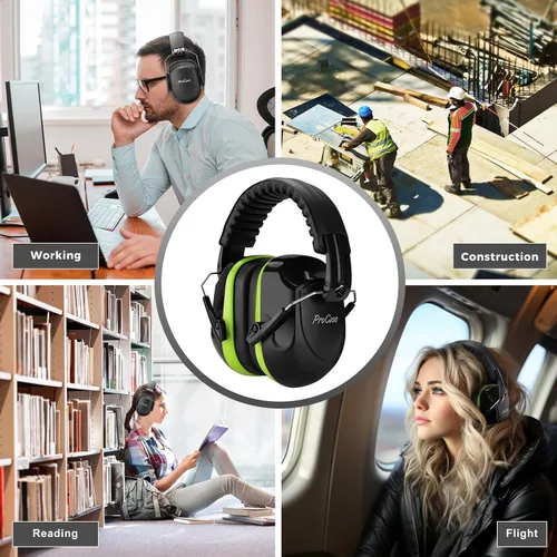 Miniatura 165 de ProCase NRR 28dB Noise Reduction Ear Muffs, Foldable Adjustable Noise Cancelling Headphones