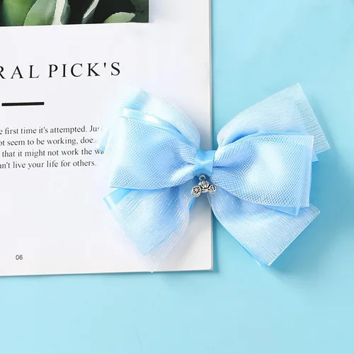 Miniatura 4 de Pinzas para el pelo de princesa para mujer, accesorios para el cabello de hadas de 5 pulgadas, color azul