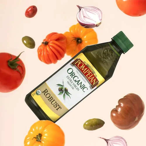 Miniatura 7 de Pompeian USDA - Aceite de oliva virgen extra orgánico robusto, primero prensado en frío, sabor de cuerpo completo, perfecto para aderezos
