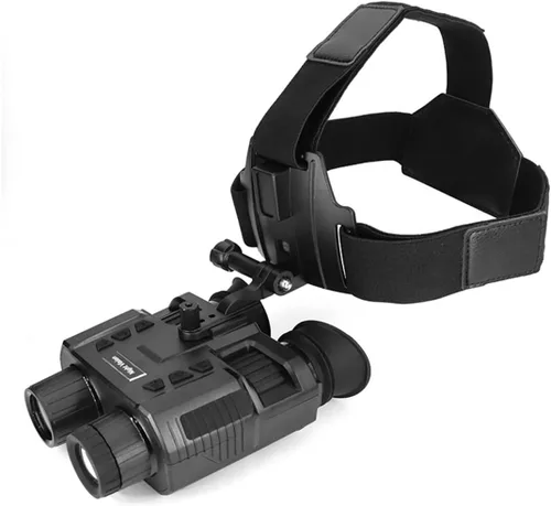 Aetheria NV8000 - Gafas de visión nocturna montadas en la cabeza, prismáticos de visión nocturna infrarroja 3D 4K con tarjeta de memoria de 32 GB,