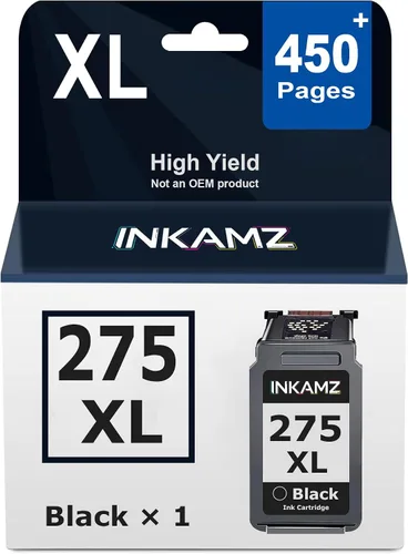 Cartucho de tinta negro compatible con Canon 275XL Ink PG-275 XL funciona con impresora PIXMA TR4720 TS3720 TS3522 TR4722 TR4723 TR4700 TS3520