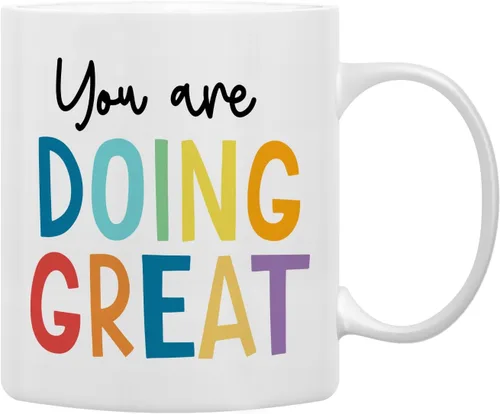 Miniatura 5 de QASHWEY Taza de café con texto en inglés "Always Remember You Are Braver Than You Think", regalos inspiradores para mujeres, niñas, esposa, hermana