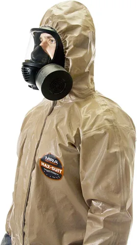 Miniatura 2 de MIRA Safety Traje de protección desechable con capucha y puño elástico