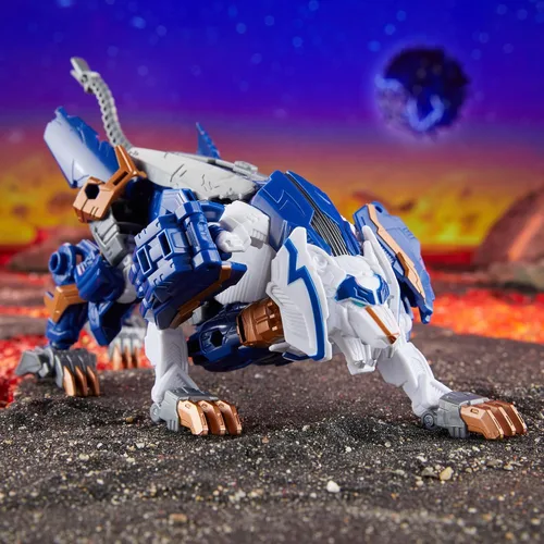 Miniatura 7 de Transformers Legacy United Voyager Class Prime Universe Thundertron, figura de acción de conversión de 7 pulgadas, 8+