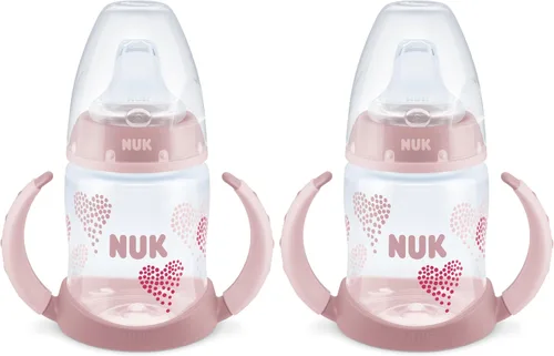 Miniatura 9 de NUK First Choice - Vaso para aprender 2.0, 5 onzas, con asas, a prueba de derrames, a prueba de fugas, vaso con popote suave, paquete de 2