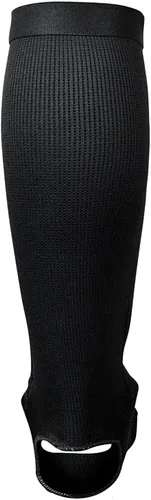 Miniatura 3 de Combat Corner Espinilleras elásticas de Muay Thai sin cordones – Kickboxing, MMA Sparring y Entrenamiento Espinilleras protectoras