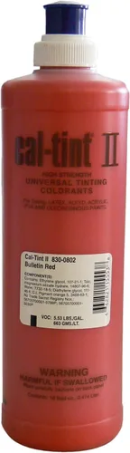 Miniatura 5 de 830-0802 Cal-Tint II colorantes de 16 onzas, boletín rojo, 830-7216