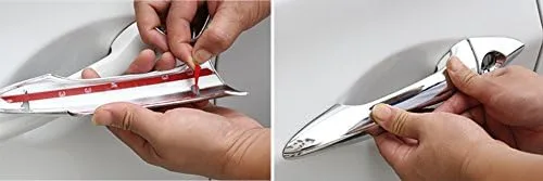 Miniatura 5 de 8 unidades ABS, cubierta elegante de manijas para puertas cromadas, para Hyundai Elantra