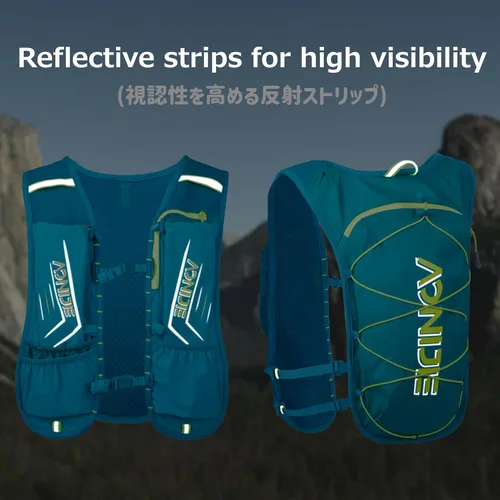 Miniatura 6 de Azarxis Chaleco de Hidratación para Correr Mochila 5L 5.5L para Mujeres y Hombres para Correr en Senderos Carrera de Maratón Ciclismo Senderismo