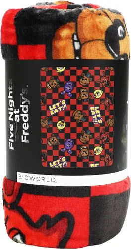 Miniatura 2 de Bioworld Five Nights at Freddy's Let's Eat Manta Tipo Throw de 45 x 60 Pulgadas
