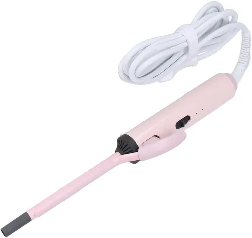 Miniatura 9 de Varita rizadora fina, 0.354 in, pequeña y fina para cabello corto y largo, rizador de pelo de cerámica, rizador de pelo, rizador de cabello fino