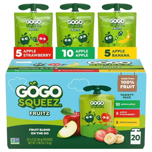 GoGo SqueeZ - Puré de manzana para niños