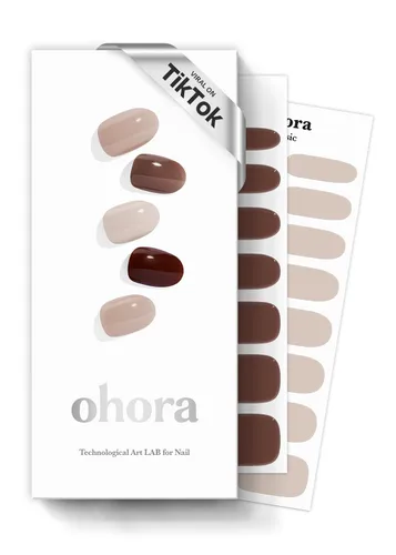 Miniatura 15 de ohora Tiras de Uñas de Gel Semi-Curadas Juego de Valor (N Bare Plum Starter Kit) Incluye Lámpara de Tamaño Completo y Mini Removedor, Calidad