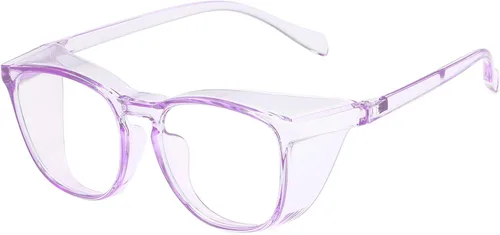 Miniatura 9 de Gafas de seguridad para hombres, mujeres, enfermeras, antivaho y a la moda, cómodas, con escudos laterales, protección ocular para adultos