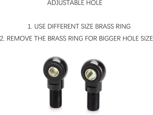 Miniatura 3 de Par de amortiguadores de motocicleta de 320mm para suspensión neumática trasera compatible con karting, scooter, ATV, Yamaha, Suzuki, Honda
