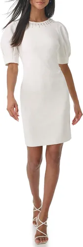 Miniatura 2 de Karl Lagerfeld Paris Vestido de manga abombada adornado para mujer