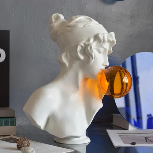 Miniatura 7 de Escultura de estatua de feng shui chino, escultura moderna, escultura, decoración, adornos, hogar, sala de estar, busto, niña, hecho a mano, arte