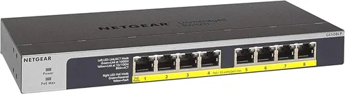 Miniatura 13 de NETGEAR Conmutador PoE no administrado Gigabit Ethernet de 16 puertos (GS116LP) - con 16 x PoE+ @ 76W actualizable, para escritorio, montaje