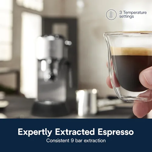 Miniatura 2 de Máquina de espresso De’Longhi Dedica Arte con varita de vapor My LatteArt (espumador de leche), bomba de 15 bares y control de temperatura de 3