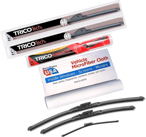 Miniatura 15 de Juego de limpiaparabrisas para Lexus ES300 1992 Trico Tech Beam Blades Juego de limpiaparabrisas con microfibra interior de coche