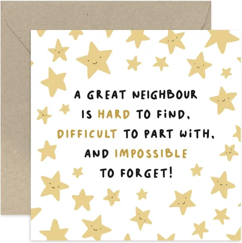 Miniatura 10 de Old English Co. - Tarjeta de despedida de estrellas divertidas para jefe – Tarjeta de despedida «Imposible de olvidar» para él o ella