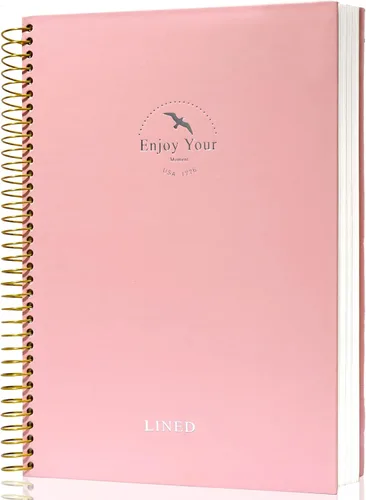 Miniatura 12 de FLYING EAGLE Cuaderno Diario de Espiral de Tapa Dura 8.5 x 11 Cuaderno de Espiral Grande 210 Páginas Cuaderno de Rayas Universitarias Cuaderno