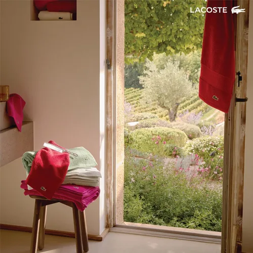 Miniatura 8 de Lacoste Heritage - Juego de toallas de algodón Supima de 6 piezas, 2 toallas de baño, 2 toallas de mano, 2 toallas pequeñas, aloe – altamente