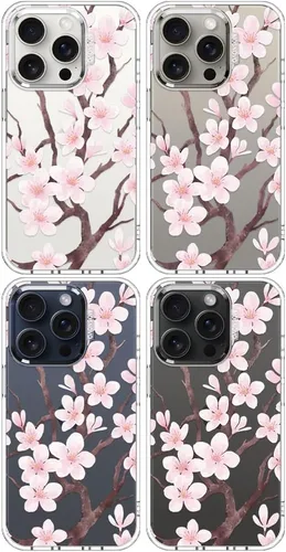Miniatura 3 de MOSNOVO Funda para iPhone 15 Pro, [Buffertech protección contra caídas de grado militar de 6.6 pies] [Tecnología antidespegado] Diseño de funda