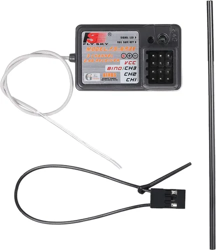 Miniatura 3 de Flysky Receptor FS-GR3E AFHDS de largo alcance 3CH 2.4GHz receptor para FS-GT2 FS-GT2B FS-GT3B FS-GT3C FS-IT4S Transmisor RC Car Boat (1 unidad)