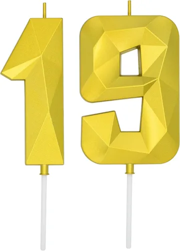 Miniatura 158 de DERVENTA Velas de cumpleaños con números grandes, 3D, color rosa, 3.7 pulgadas, decoración para tartas de fiesta, 1 pieza (número 3 rosa)