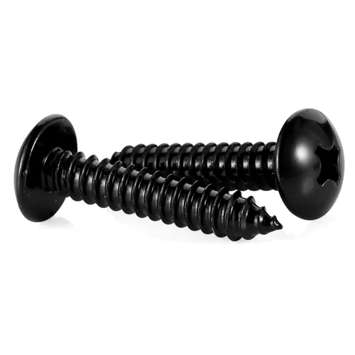 Tornillos de madera con cabeza de armadura de 1-1/4 pulgadas, tornillos de chapa metálica, autoroscante, Phillips Drive, acero inoxidable 18-8 304