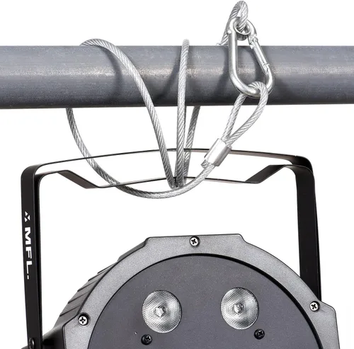 Miniatura 7 de MFL. Cables de seguridad para luces de escenario, carga de 110 libras, cuerda de seguridad de acero inoxidable de 31.5 pulgadas para luces