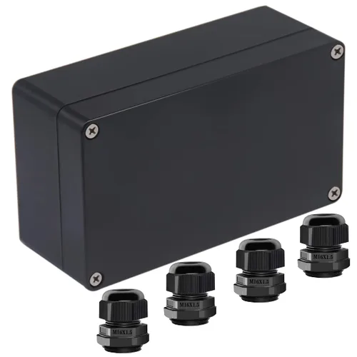 Miniatura 24 de Caja de conexiones Caja de conexiones IP65 impermeable de plástico ABS para proyectos eléctricos Caja de conexiones de alimentación Cajas