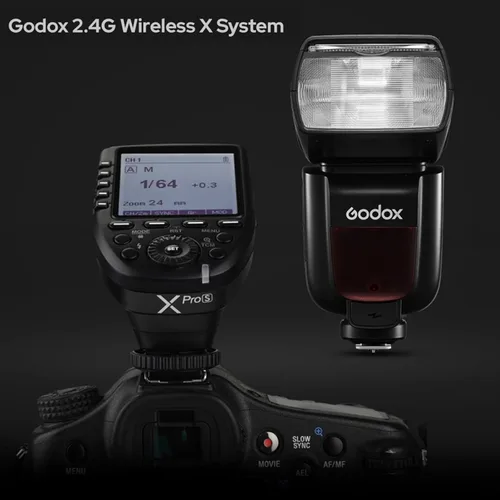 Miniatura 5 de Godox TT685II-F Flash para cámara Fuji TTL Speedlight, sistema inalámbrico X 2.4G, HSS 1/8000S Speedlite para cámaras Fuji Fuji X-T2 X-T1 X-T10 X-A3