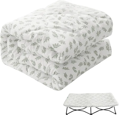Miniatura 9 de Sábana para Regalo My Cuna Cama portátil para niños pequeños, cuna de viaje Joovy (solo sábana, cama no incluida), funda acolchada para cuna de Azul