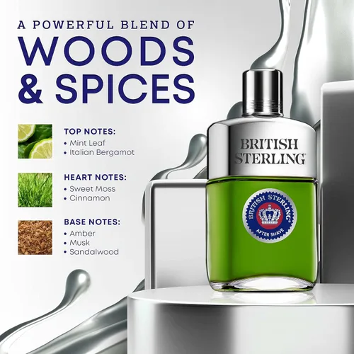 Miniatura 4 de British Sterling Aftershave para hombre de DANA 3.8 onzas